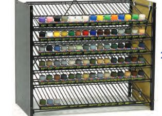 Acrylic Paint Stand (6 layer) 10ml Holds 90 Colors