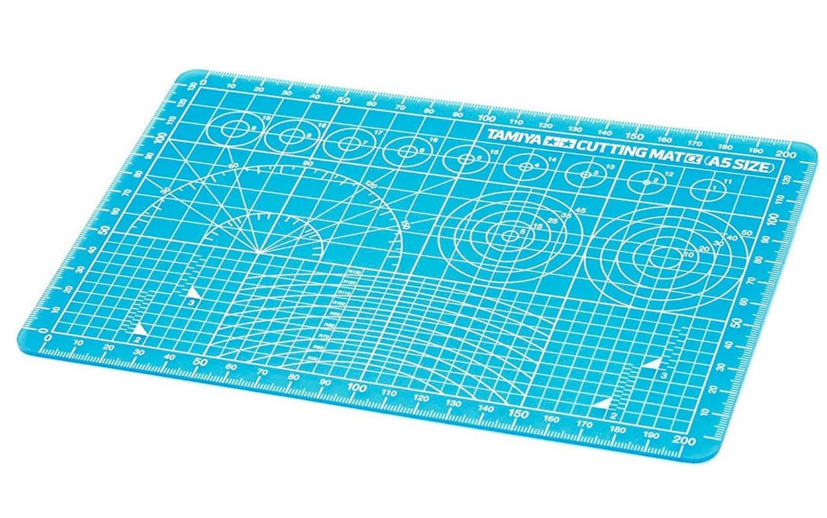 Tamiya Cutting Mat A5 Size Blue
