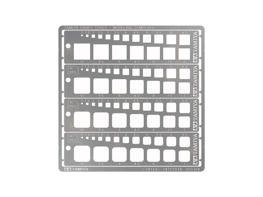 Modeling Template Square/1-10mm