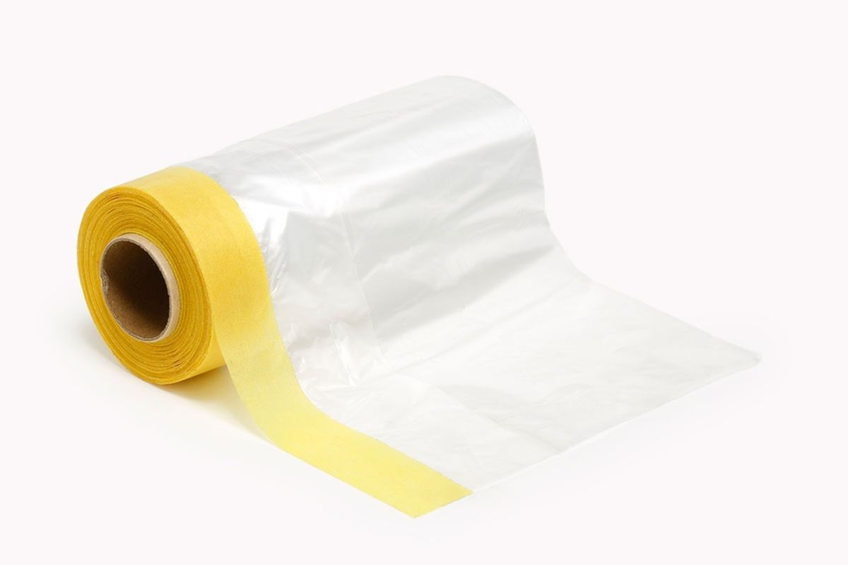 Masking Tape/Plastic Sheeting 150mm