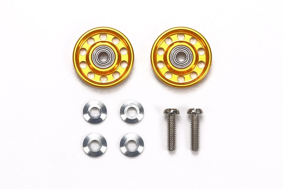 JR Lightweight 13mm Aluminum Ball-Race Rollers (Ringless/Gol