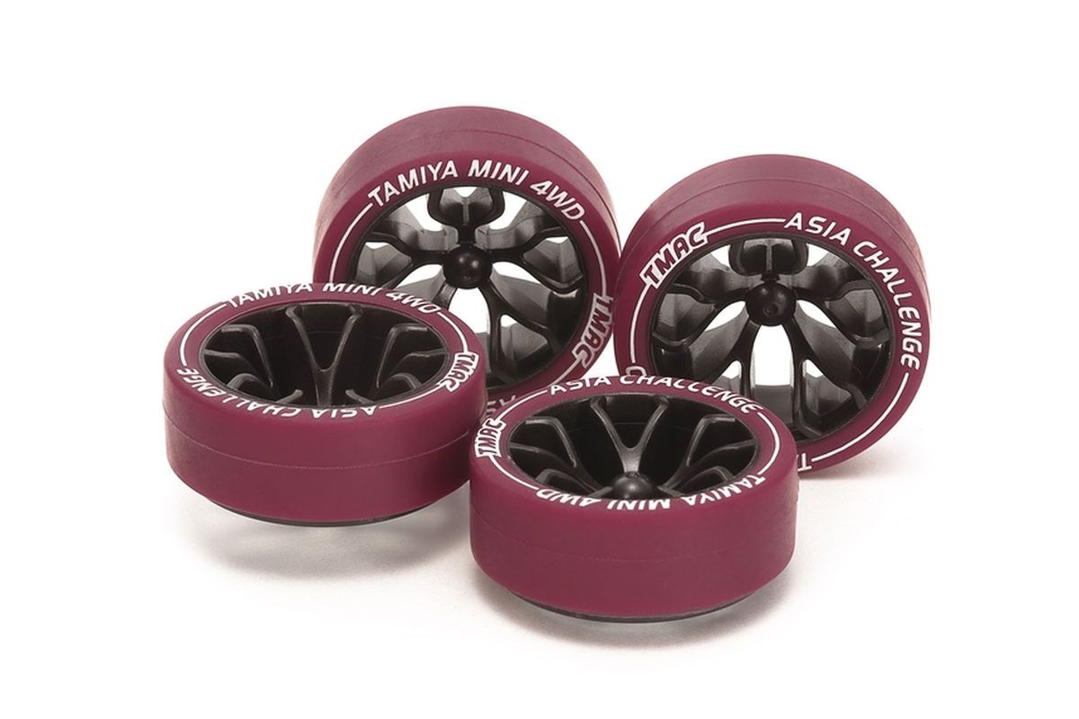 JR Small Dia. Low Friction Low-Profile Tires & Carbon Y-Spok