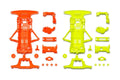 JR Super FM Chassis Set Fluorescent Yellow/Orange