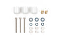 JR LF Hi-Mount Tube Stabilizer White