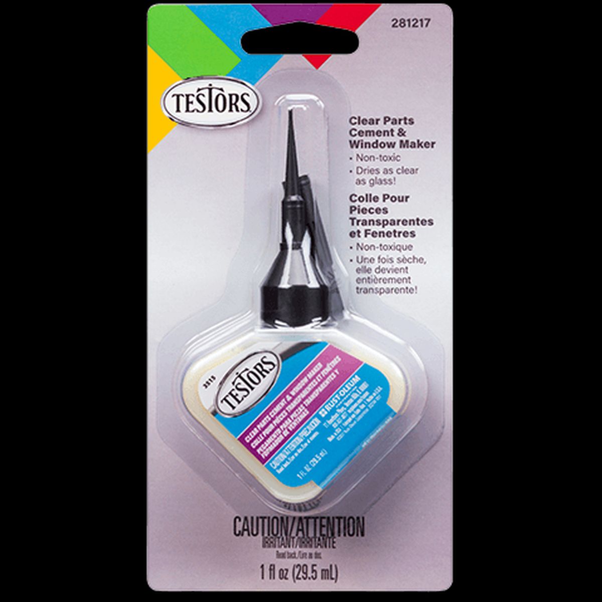 Clear Parts Cement Carded W App - 1 Oz. Bottle replaces 3515