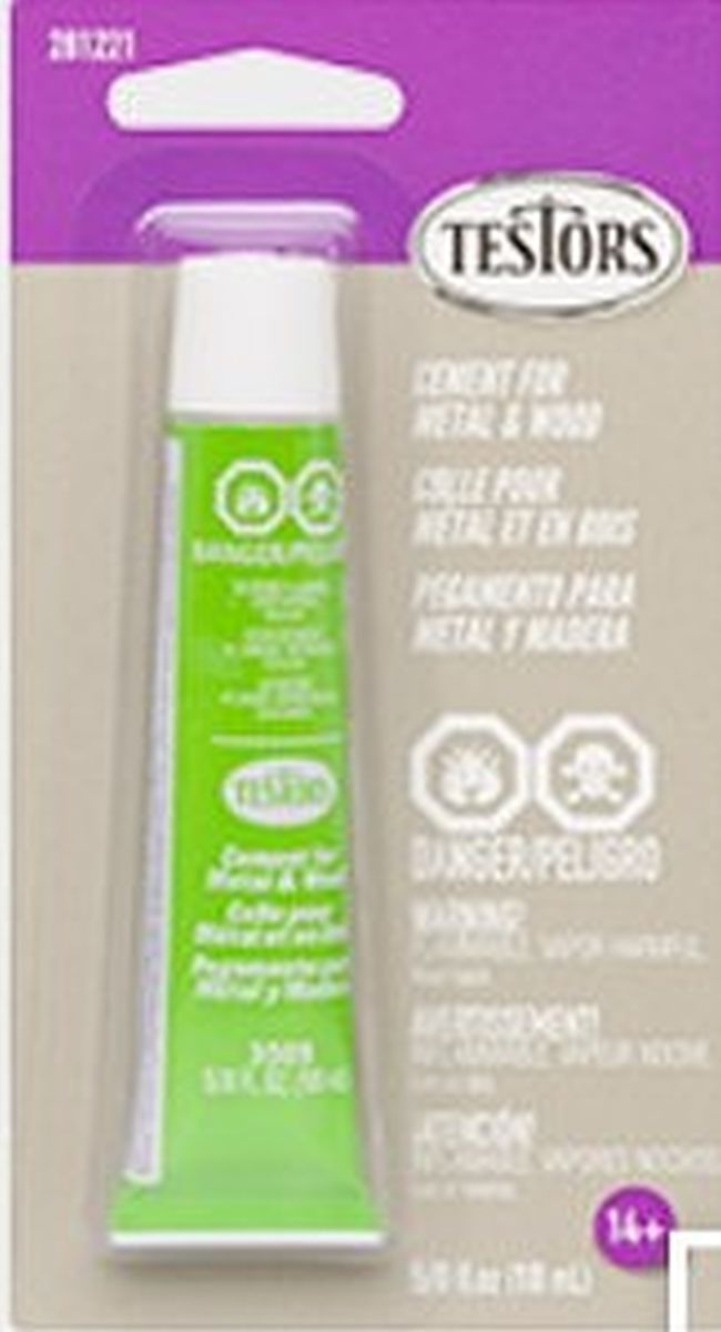 Cement For Metal And Wood - 5/8 Oz.  replaces 4505