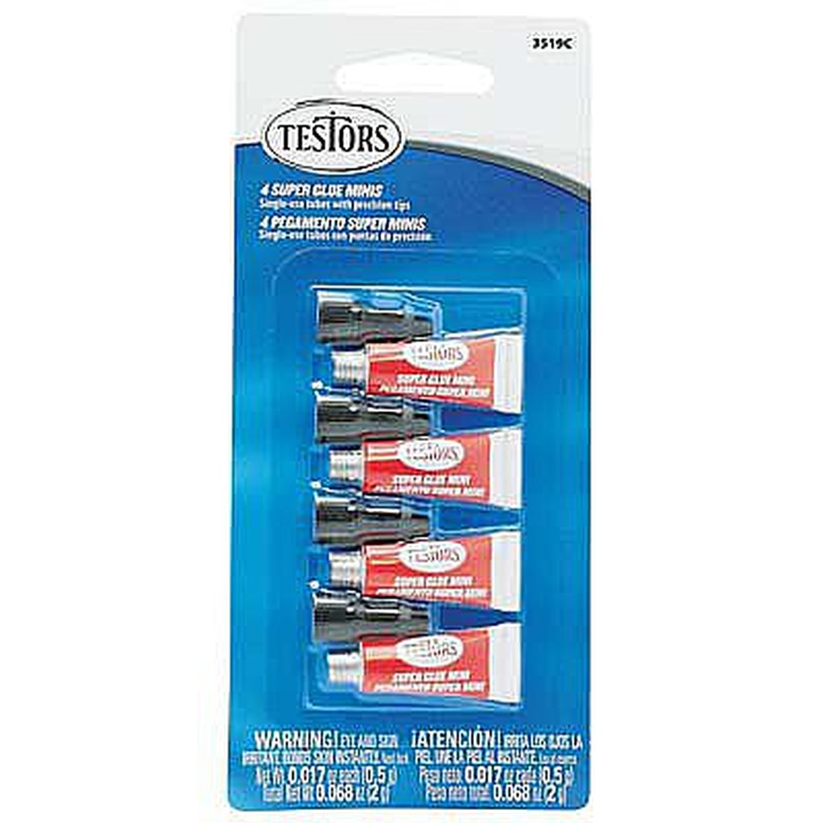 Super Glue-4 Minis - Mini Bottle replaces 3519