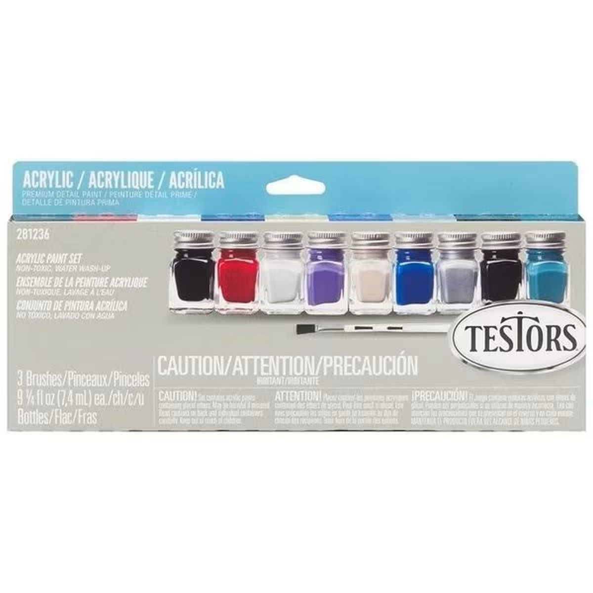 Paint Kit  9 Pc Paint Set - Auto/truck Assorted  Paint Kit r