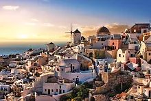 Oia Village In Santorini Island Puzzle
