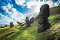 Moai Statues At Rano Raraku Puzzle