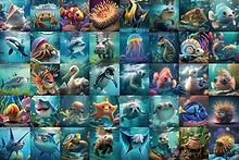 Sea Animals - 1000Pcs  Puzzle