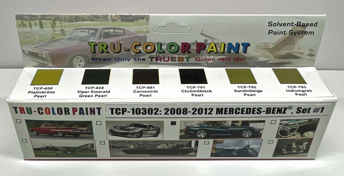 2008-2012 Mercedes Benz Paint Set #1