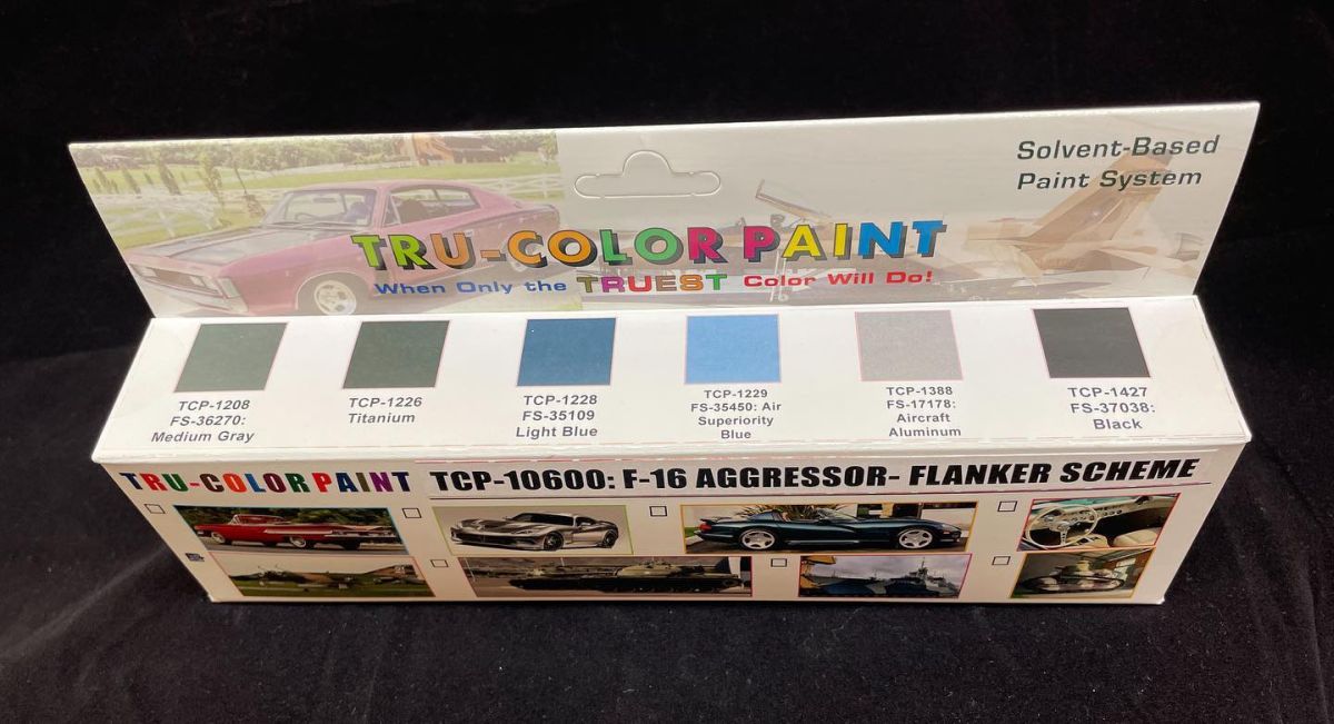 F-16 Aggressor Flanker Scheme Paint Set