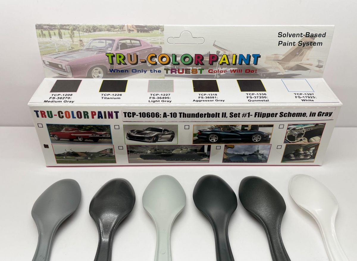 A-10 Flipper Gray Camouflage Paint Set