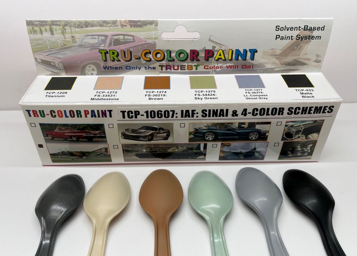 IDF (IAF) Sinai & 4-Color Schemes Paint Set