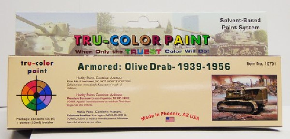 Olive Drab Paint Set