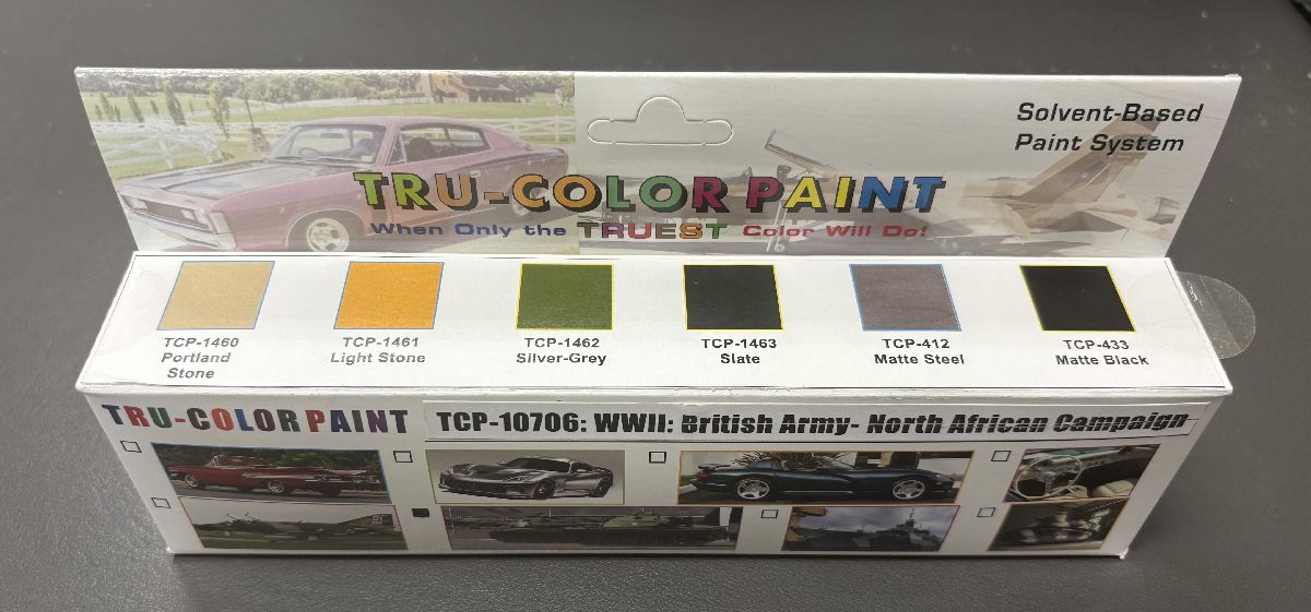 British WWII North African Campaign Paint Set