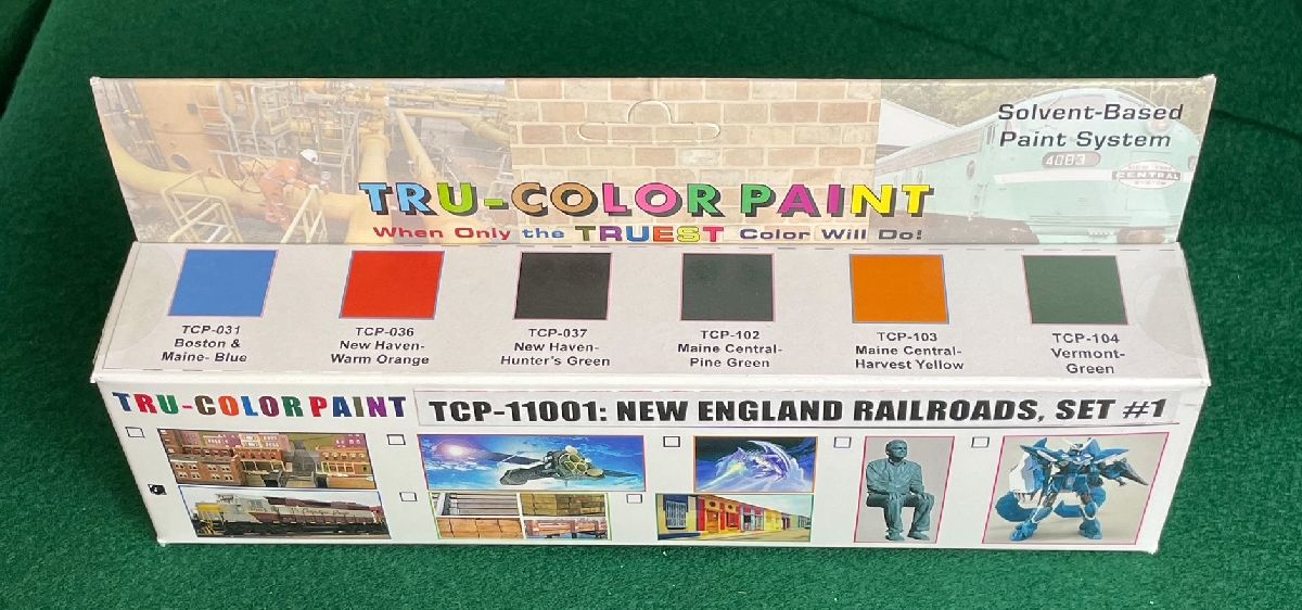 New England Railroads Paint Set #1