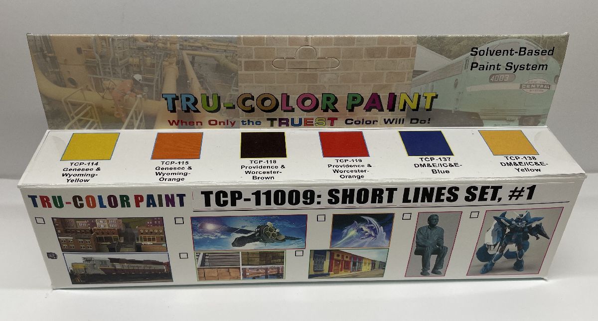 Railroad Shortlines Paint Set #1