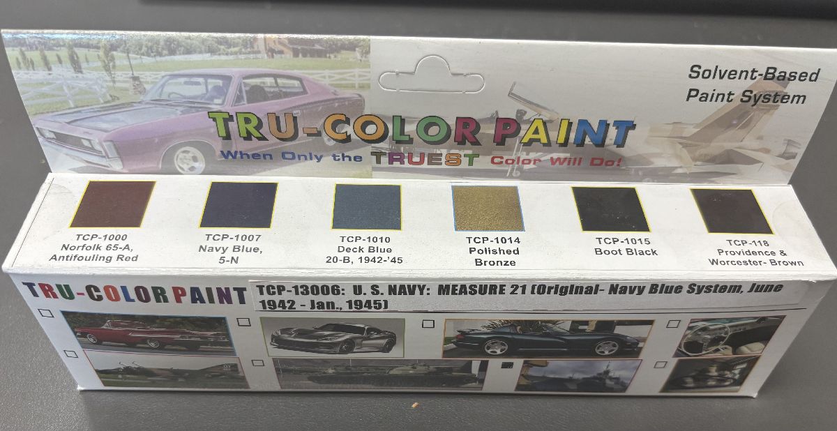 USN Measure 21  June 1942-January 1945 Paint Set