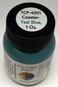 Coaster Teal Blue  1oz
