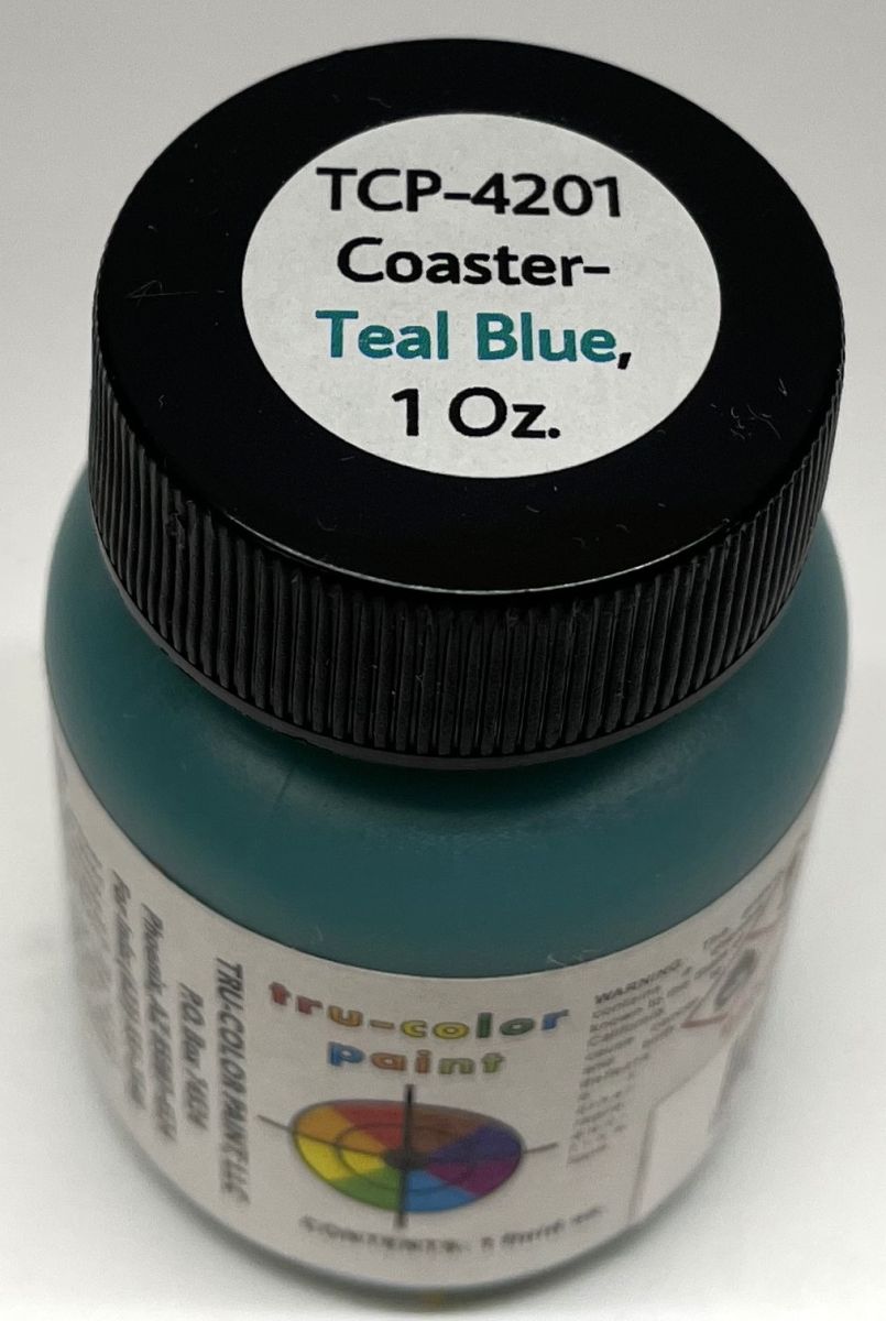 Coaster Teal Blue  1oz