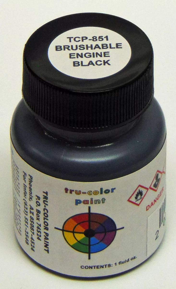 Flat Brushable Engine Black 1oz
