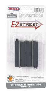 O EZ Street 2.5'' Straight To Straight Track Connector/4cd