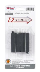O EZ Street 2.5'' Curved To Curved Track Connector/4cd