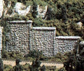 HO Random Stone retaining/wing walls