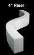 Foam Riser-4'' 2pc