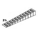 Foam Incline Starter-3% 6pc