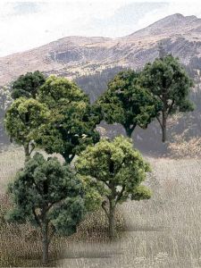 Bulk Trees 3''-5'' Mixed Green/14pc