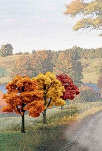 Bulk Trees 3''-5'' Fall Colors/14pc