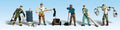 3D Printed HO Roofers