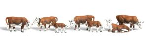 HO Hereford Cows