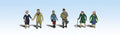 3D Printed HO Couples in Coats