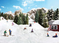 HO Children Sledding