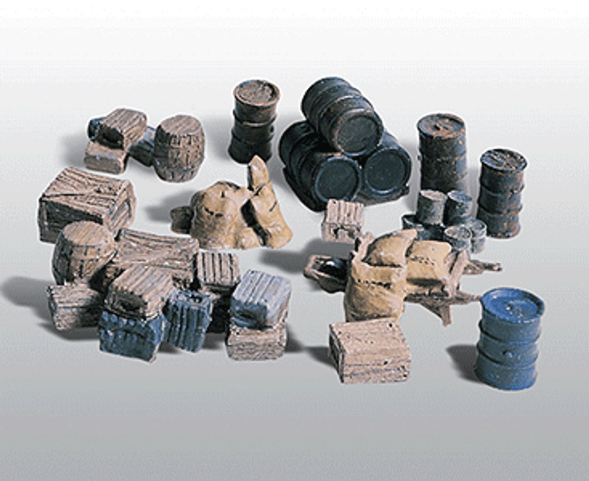 HO Crates-Barrels-Sacks