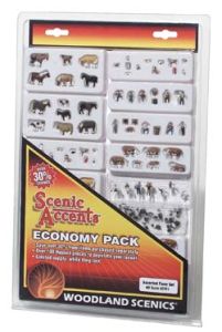 HO Asst.Farm Set Economy Pack