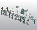 HO Assorted Mailboxes