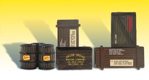 G Wooden Crates & Barrels