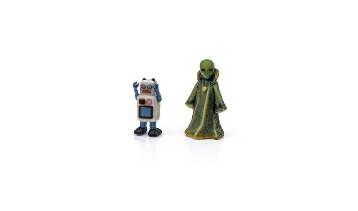 3D Printed O Earth Visitors - 2 PK