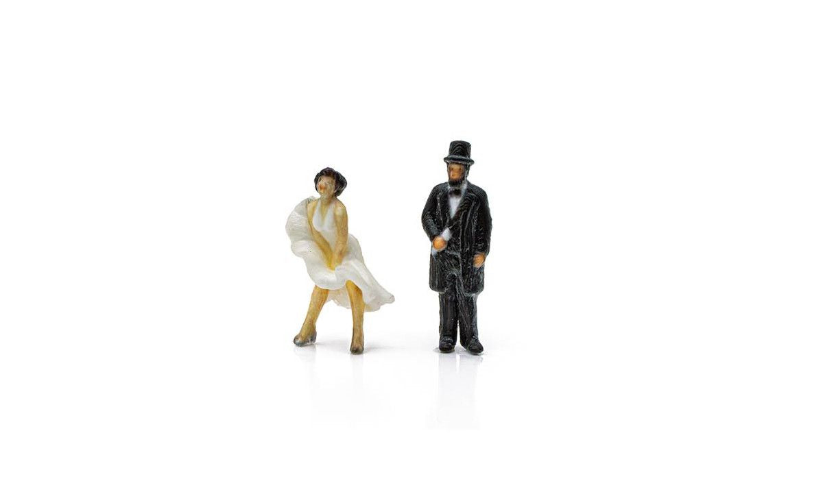 3D Printed O Historical Figures - 2 PK