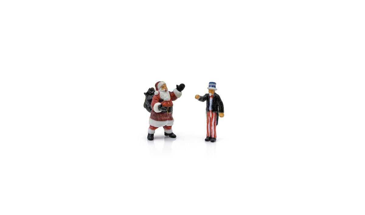 3D Printed O Holiday Figures - 2 PK