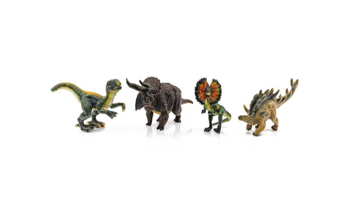 3D Printed N Dinosaurs Figures - 4 PK