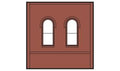 HO DPM Dock Level Wall Arched Windows