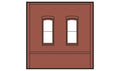 HO DPM Dock Level Wall Rectangular Windows
