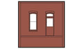 HO DPM Dock Level Wall Rectangular Entry