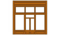 HO DPM Street Level Wall 20th Century Storefront Entry